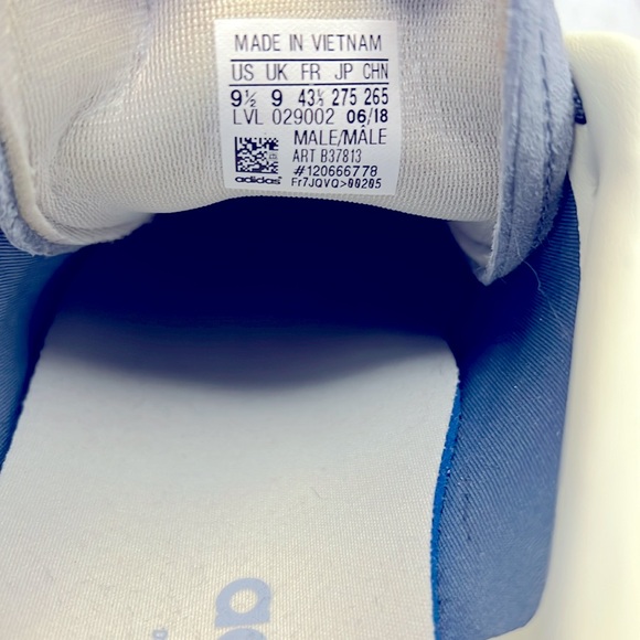 Adidas Gazelles Blue Suede - Picture 5 of 6